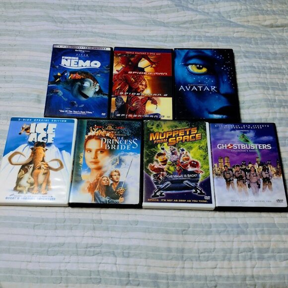 Lot of 10 Total DVDs Kid Friendly - Picture 1 of 3